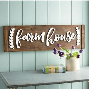 Farmhouse Wooden Sign